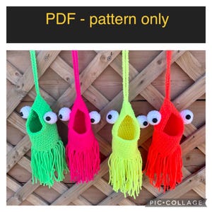 Yip Yip Car Hanger / Mini Yip Yip / Car Yip / Crochet Yip Yip / Yip Yip / Car Mirror Hanging Accessories / Mini Basket / PDF Download
