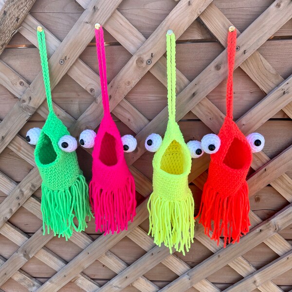 Yip Yip Car Hanger / Mini Yip Yip / Car Yip / Crochet Yip Yip / Yip Yip / Car Mirror Hanging Accessories / Mini Basket