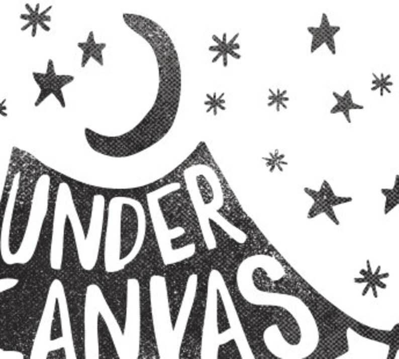 UNDER CANVAS // Downloadable Print A4 // Printable Wall Art Etsy