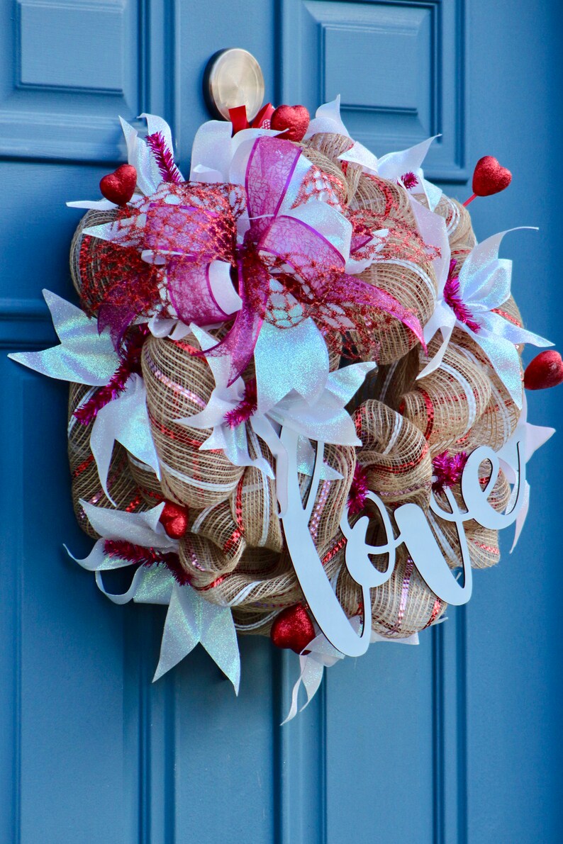 Accent Sign Farmhouse Sign Valentines Wreath Love Sign Wreath Accent Wreath Obsessed Wall Decor Metal Sign Door Decor