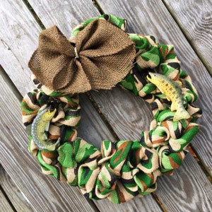 Camouflage Burlap Wreath for Marine Corps or Army Memorial Day Veterans Day , Military Gifts image 6