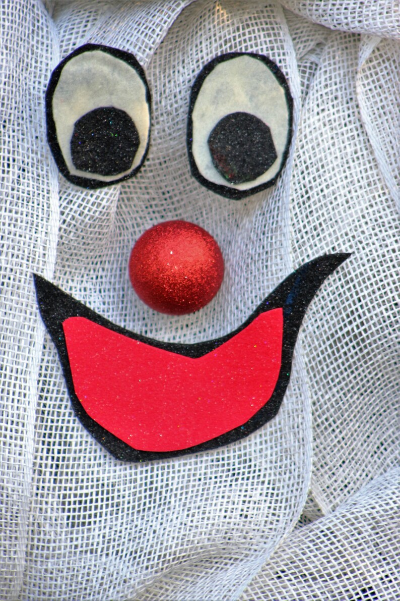 Classic Christmas Frosty the Snowman Wreath Extra Large Winter Wreath Children/'s Holiday Decor Snowman Wreath Indoor Wreath