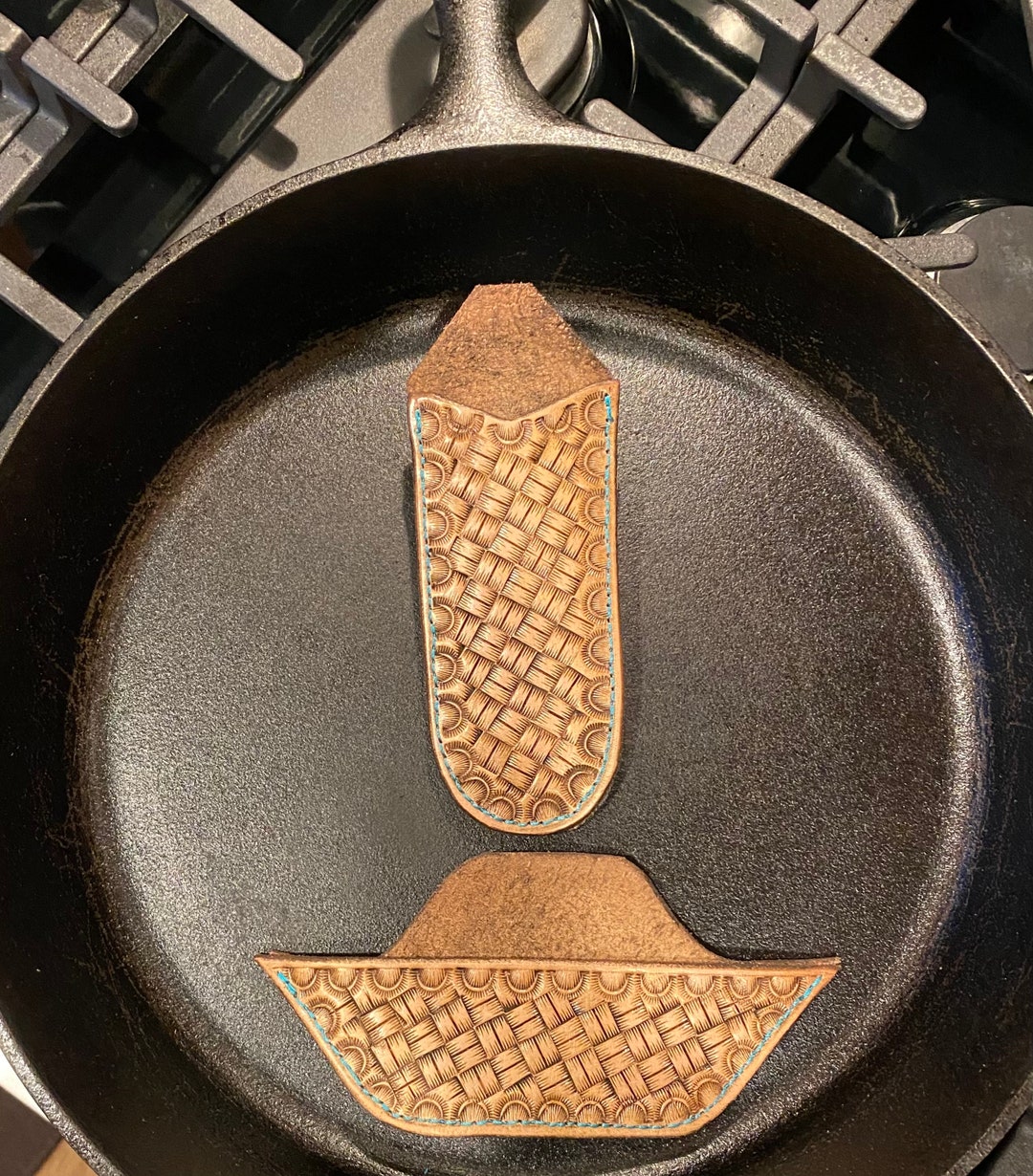 New Weave Cast Iron Pot Holder Etsy