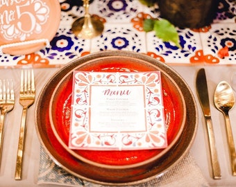 Menu Design - Wedding Invitation Suite Add On