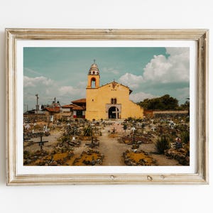 El Panteón, Cempasúchil, Native Mexican Photograph Mexico, Mexico Wall Art, Mexico Travel, Folk Art, Day of the Dead, Dia de Muertos