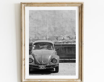 Mexican Photography, Folk Art, Mexican Car, Vintage Beetle, Mexico, Volkswagen