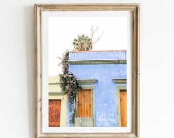 Casa Azul, Mexican Photography, Oaxaca, Mexican House