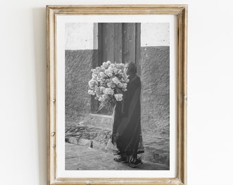 Mexican Native Photograph, Art Print, Mexico Wall Art, Mexico Travel, Folk Art, Michoacán