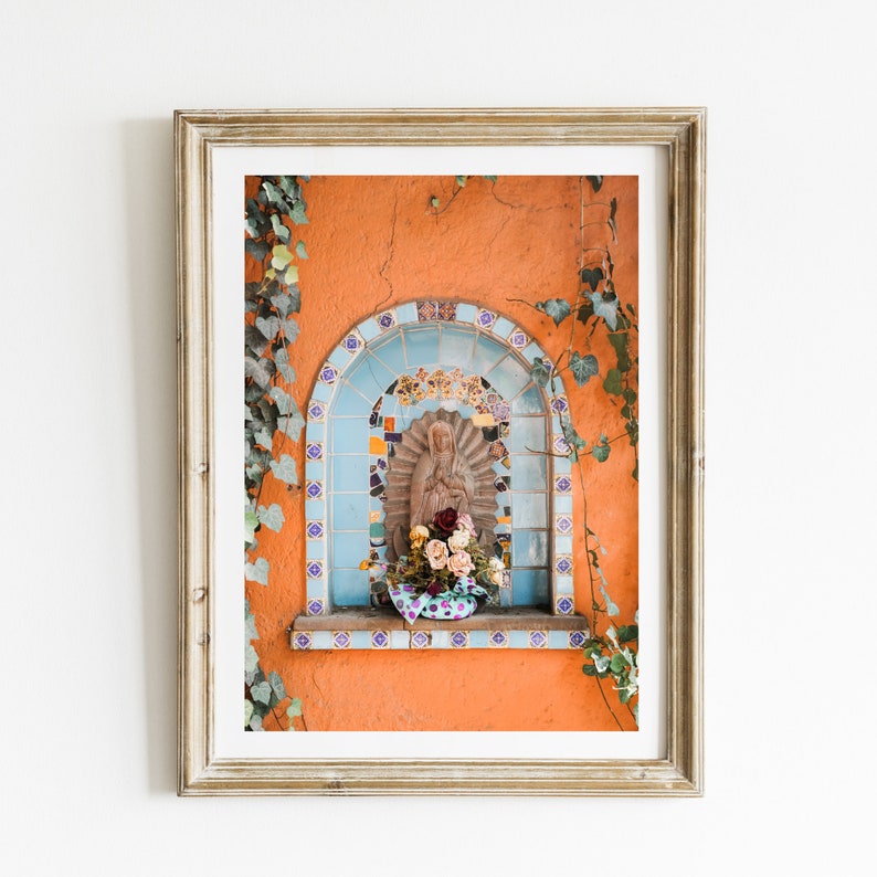 Virgencita,Mexican Photography, Coyoacan, Mexican Folk Art, Mexico City, Cdmx image 1