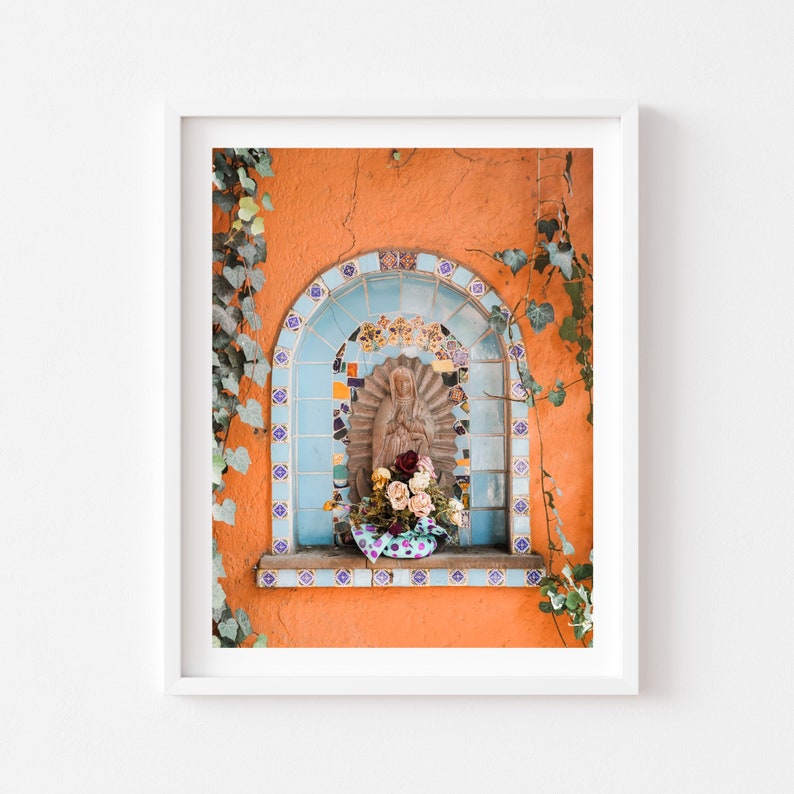 Virgencita,Mexican Photography, Coyoacan, Mexican Folk Art, Mexico City, Cdmx image 3