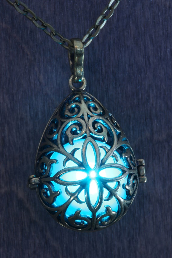france motif 9 visa goutte lumineux forme Collier filigrane en avec de motif