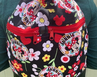 Handmade Laura Drawstring Backpack - Minnie Mouse