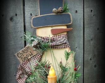 Snowman WOOD PATTERN #K213 Chasin&#39; Snow Snowman