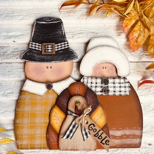 Pilgrim Trio SVG Laser Cut File Digital Download Pattern PDF Scroll Saw Craft PATTERN