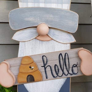 Interchangeable Seasonal Porch Gnome Wood DIY Pattern