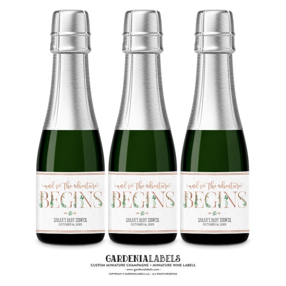 champagne bottles for baby shower