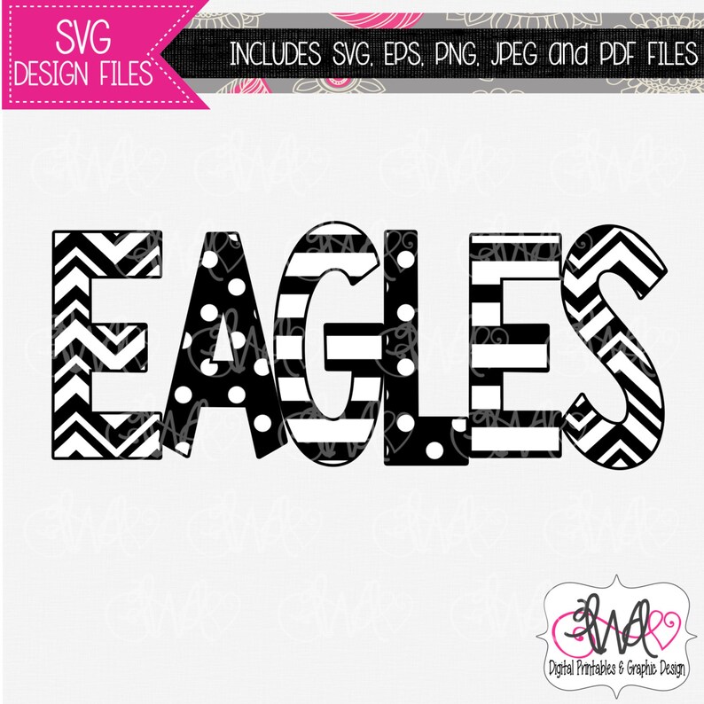 Download SVG DESIGN FILE: Eagles Mascot Design for Silhouette ...