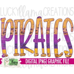 Piraten Maskottchen Teamname | Sport | SUBLIMATION PNG | Transfer | DIGITAL | Druckbare | clip-art