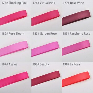 Bandeaux pour filles - Parfait pour les couronnes de bouquet et les compositions florales en rose et rouge