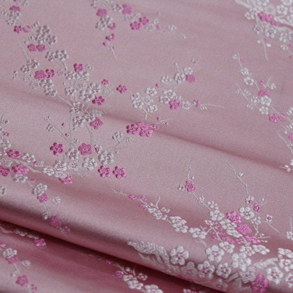 Tissu de brocart chinois, brocart à pivoine, tissu Jacquard, tissu cheongsam chinois, tissu de Cosplay DIY, tissu Kimono,7 couleurs,1y/ PC