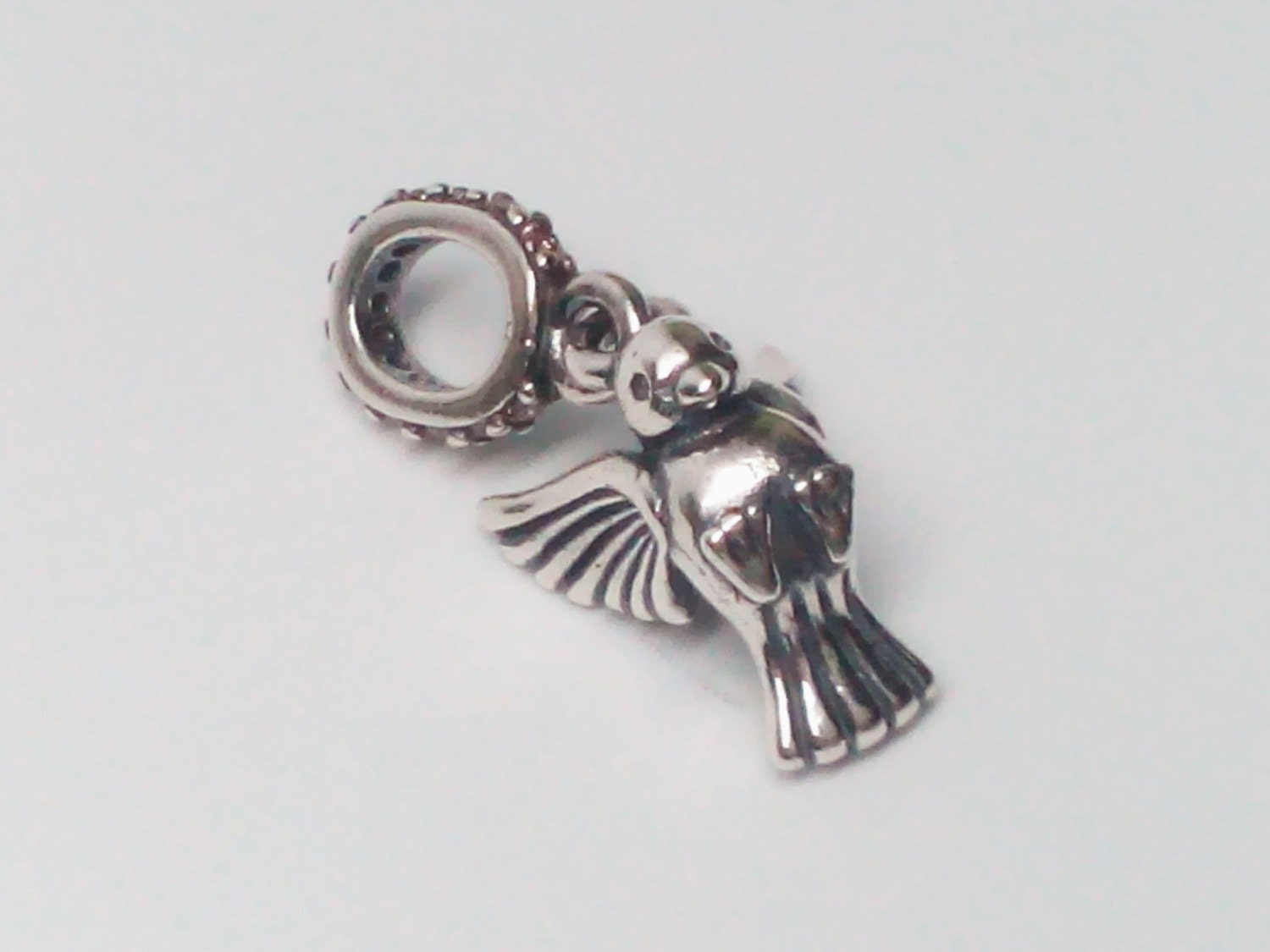 New Authentic Pandora Dove of Peace Charm 791394CCZ - Etsy