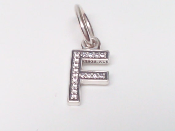 pandora charm originali lettera f pandora charm originali lettera f