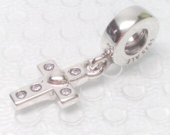 Pandora Cross Charm - Etsy