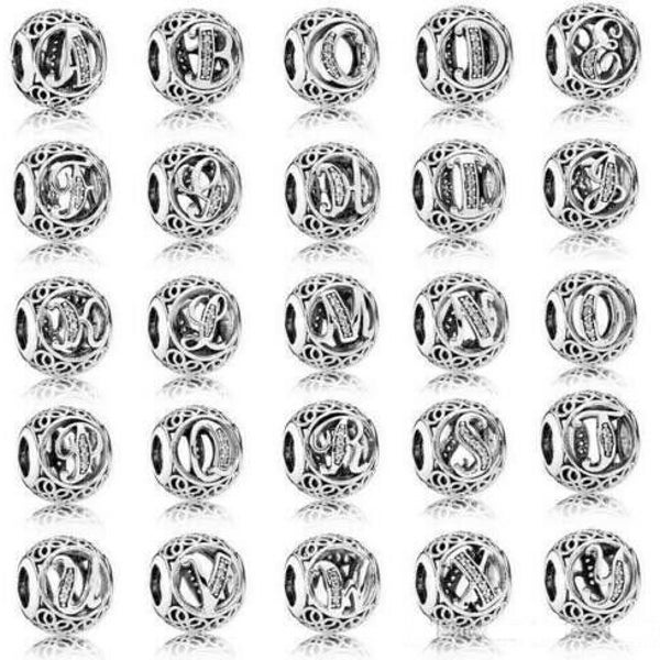 New Authentic Pandora Vintage Letter Alphabet Charm