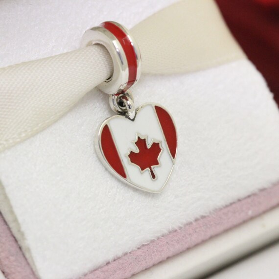NEW Authentic Pandora Canada Flag 