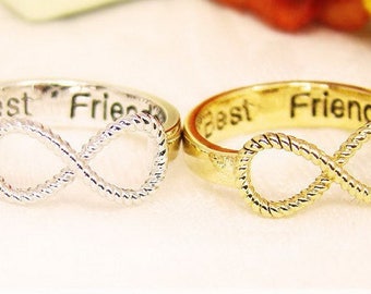 Infinity Best Friends Ring