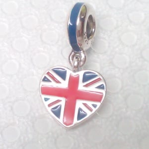 Authenthic Pandora Angleterre Love Heart Charm Etsy France