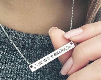 I Love You to the Moon & Back Necklace