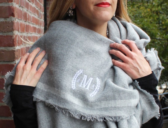 Blanket Scarf Monogrammed