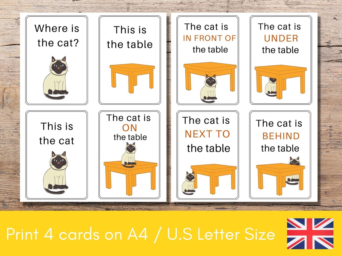 Kids Flashcards, Home Schooling, ESL Teaching Aids, Work From Home