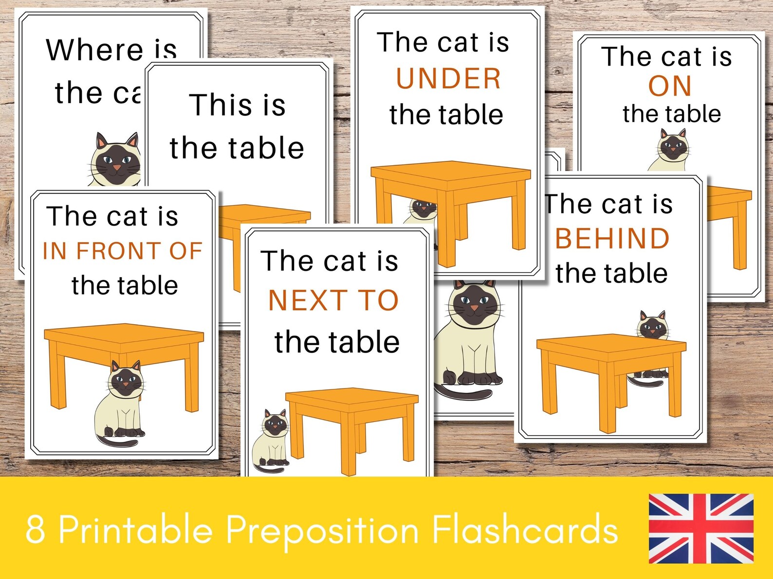 Kids Flashcards, Home Schooling, ESL Teaching Aids, Work From Home