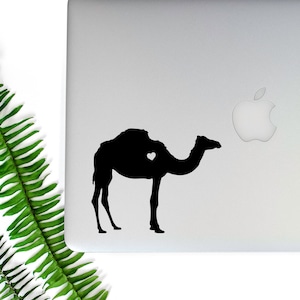 Camel w/ heart camel sticker Car Laptop Vinyl Decal Sticker