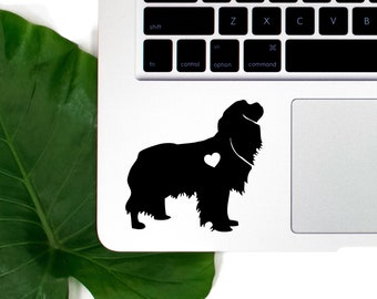 Cavalier King Vinyl Decal, Best Friend Gift, Cute Stickers, Dog Stickers, Pet Stickers, Laptop Stickers, Macbook Decal, Water Bottle Sticker