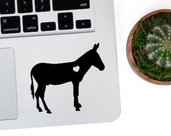 Donkey decal Car Laptop Vinyl Decal Sticker donkey sticker