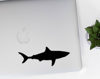 Shark Car Laptop Vinyl Decal Sticker