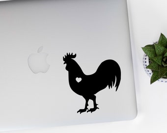 Rooster sticker rooster decal Car Laptop Vinyl Decal Sticker farm sticker