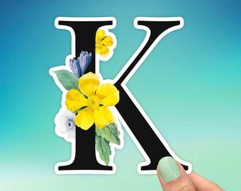 Amazon Com Letter K Monogram Initial Vinyl Decal Personalized Monogrammed K Sticker For Yeti Cup Tumbler Laptop Water Bottle Or Car Window Accessories For Women 3 25 Inches Abalone Pattern Handmade