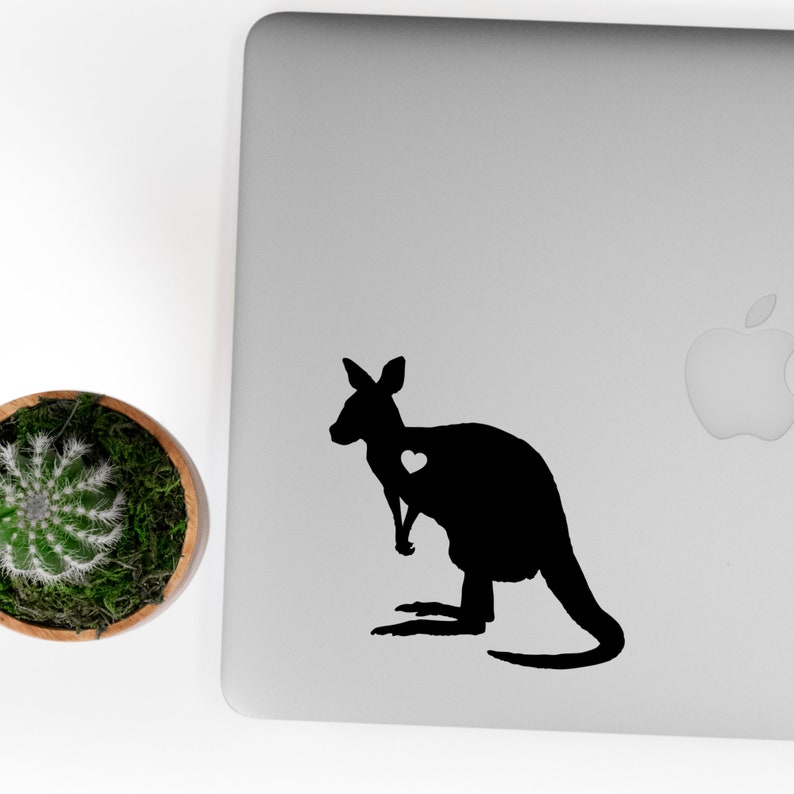 Kangaroo sticker Car Laptop Vinyl Decal Sticker image 1