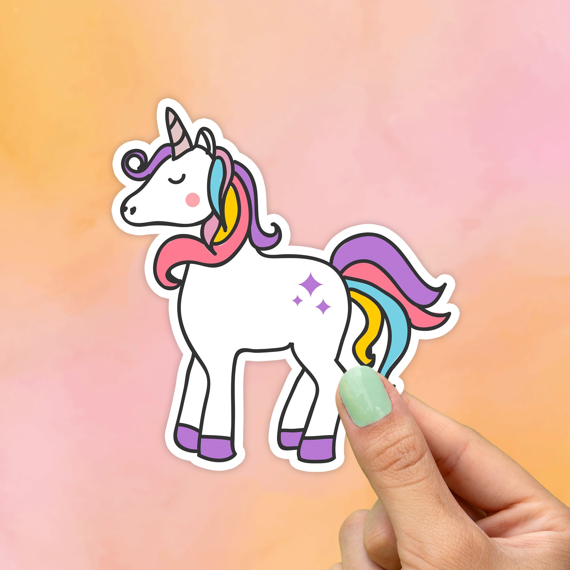 Stickers Stickers, Labels & Tags Unicorn Vibes Stickers Planner ...