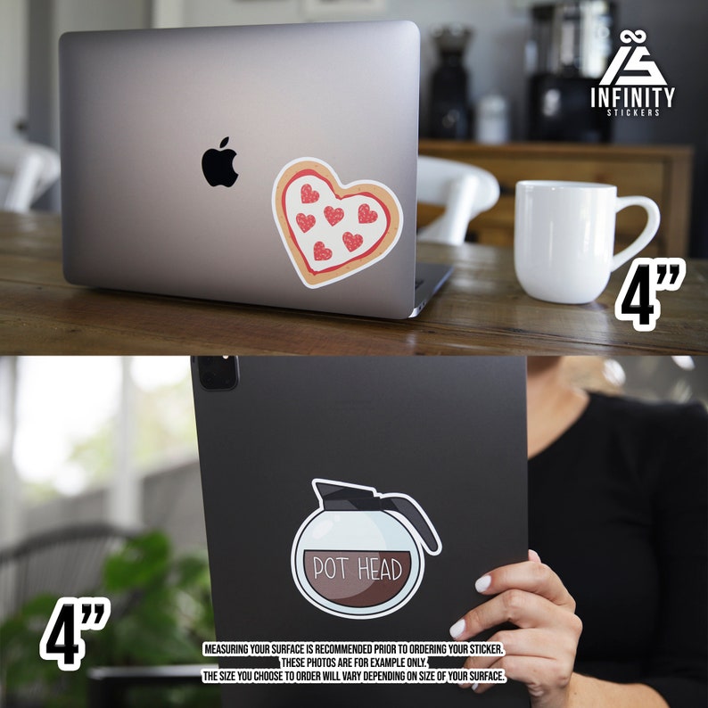 Watermelon Slice Sticker, Fruit Sticker, Best Friend Gift, Cute Stickers, Food Decal, MacBook Decal, Water Bottle Stickers, Tumbler Sticker afbeelding 6