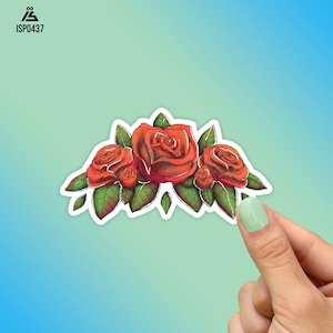 3D Stickers Fleurs Miroir Muraux Rose Flower Vine Sticker DIY
