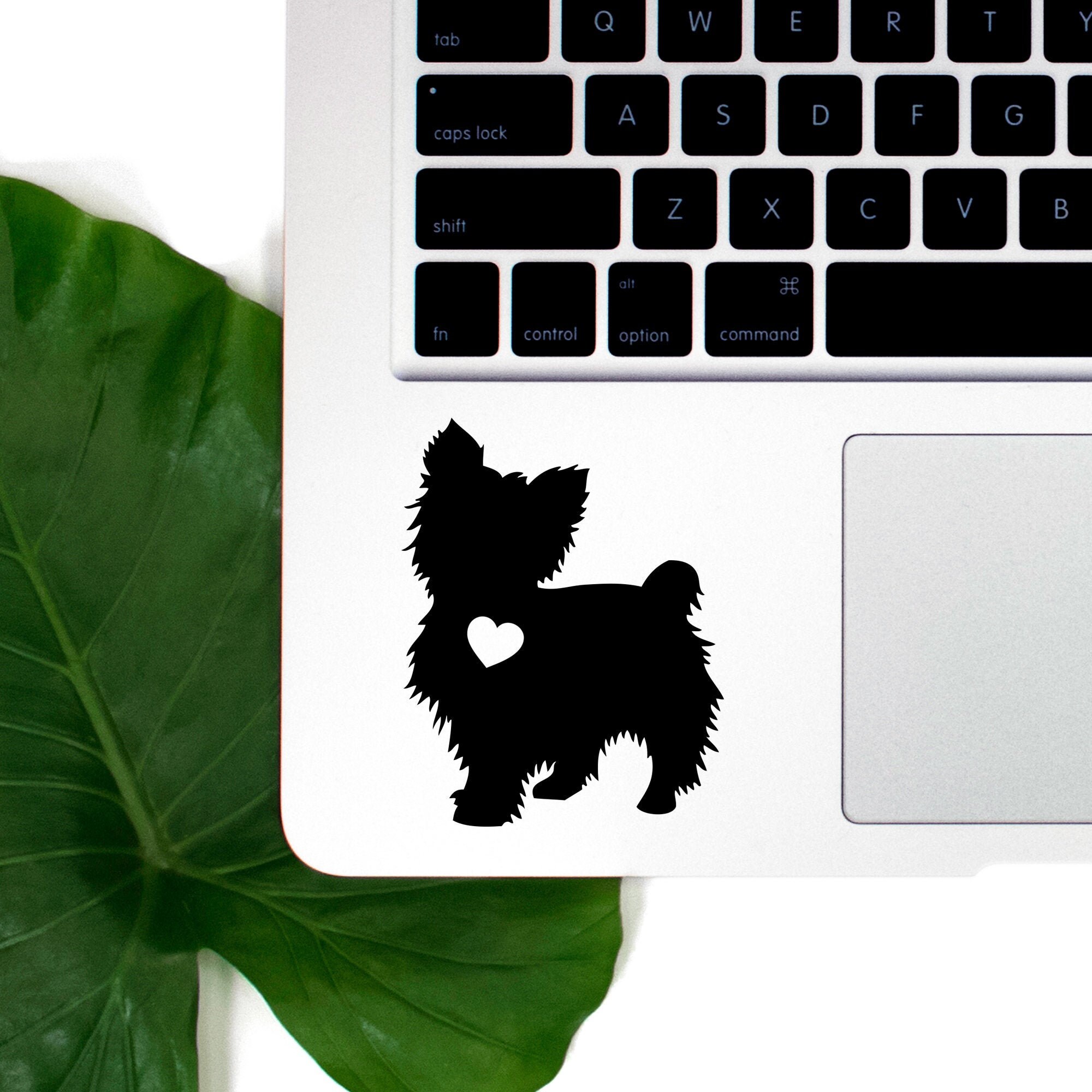 Yorkie Sticker / Yorkie Silhouette Decal / Dog Mom Gift