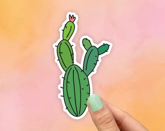 Cactus Sticker, Best Friend Gift, VSCO Stickers, Cute Stickers, Macbook Decal, Laptop Stickers, Water Bottle Stickers