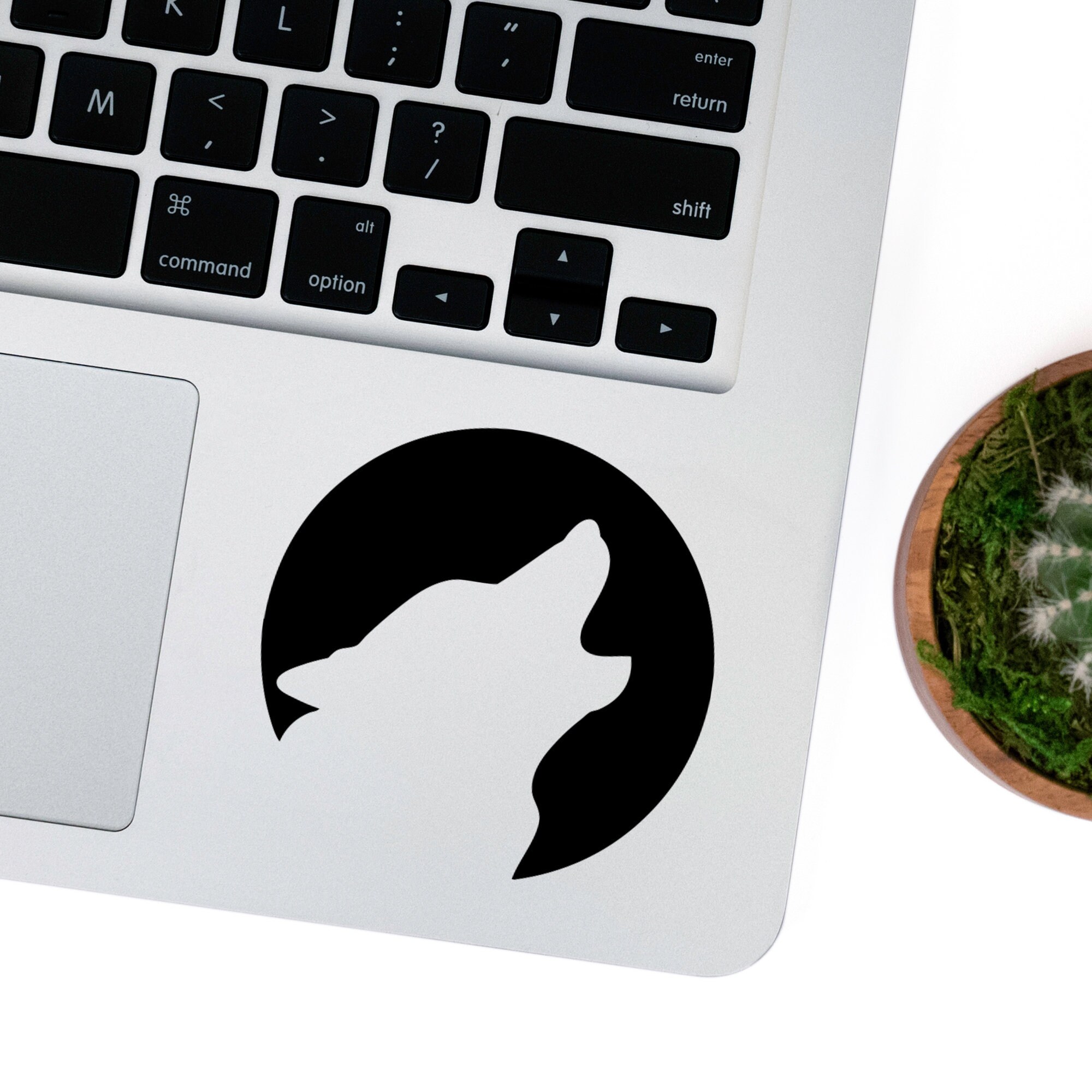 Wolf Sticker Wolf Decal howling wolf Car Laptop Vinyl Decal Etsy