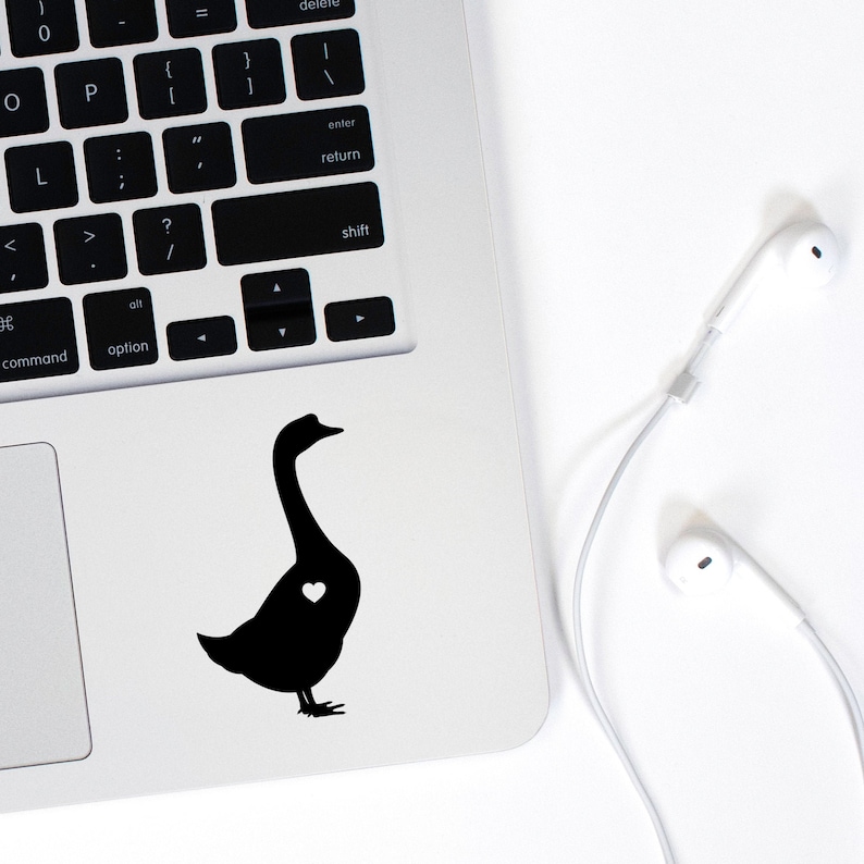 Goose Sticker Goose Decal Geese Sticker Car Laptop Vinyl Decal Sticker image 1