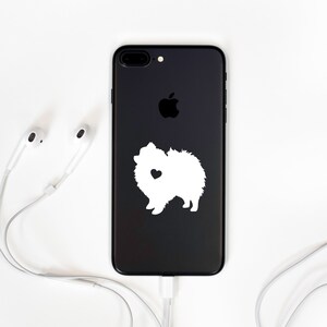 Pomeranian Vinyl Decal, Best Friend Gift, Cute Stickers, Dog Stickers, Pet Stickers, Laptop Stickers, MacBook Decal, Water Bottle Sticker image 4